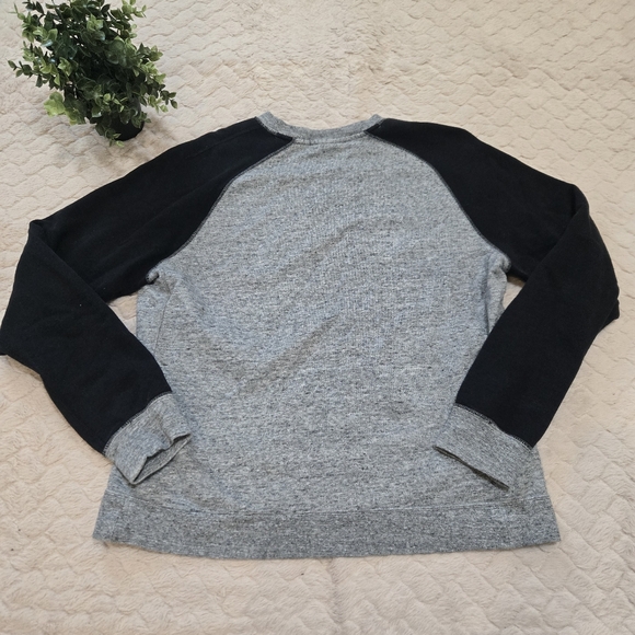 Nike Ohio State University Heathered Gray and Black Crewneck, Size Large - Picture 5 of 7